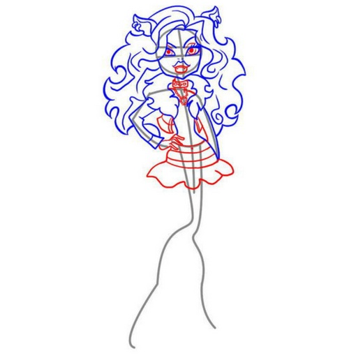 "Monster High"에서 Claudine Woolf를 가져 오는 방법은 무엇입니까?