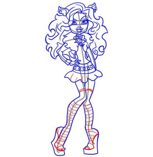 "Monster High"에서 Claudine Woolf를 가져 오는 방법은 무엇입니까?