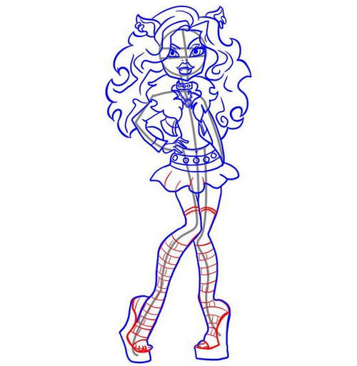"Monster High"에서 Claudine Woolf를 가져 오는 방법은 무엇입니까?