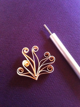 크리스마스 장식을 Quilling 