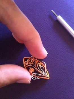 크리스마스 장식을 Quilling 