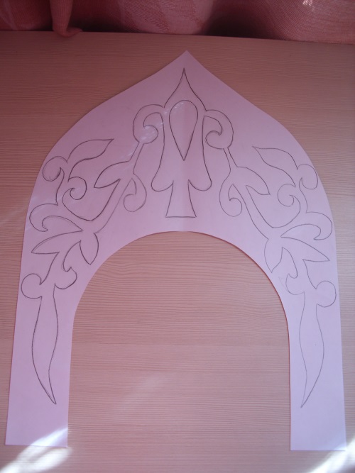 골판지 러시아 kokoshnik