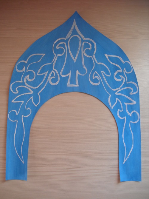 골판지 러시아 kokoshnik