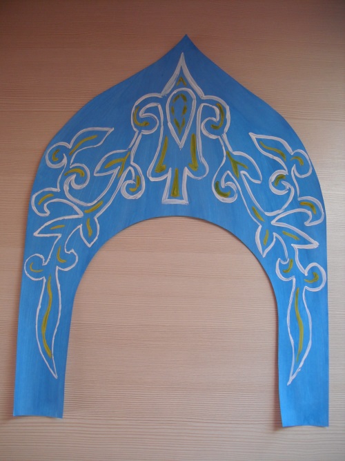골판지 러시아 kokoshnik