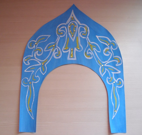 골판지 러시아 kokoshnik