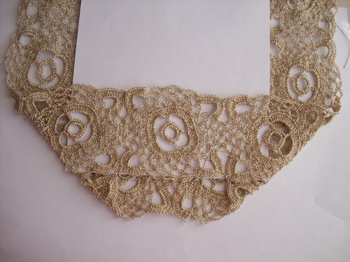 여름 크로 셰 뜨개질을위한 Openwork 볼레로