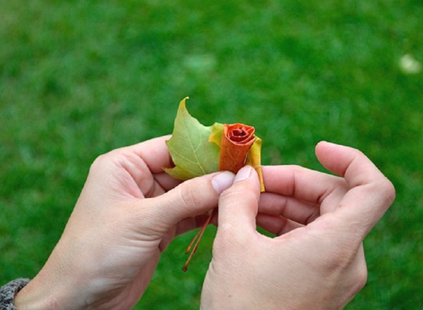 가을을 테마로 한 가을의 공예품