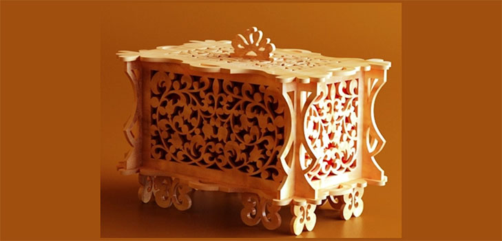커팅 실 (openwork)과 스텐실