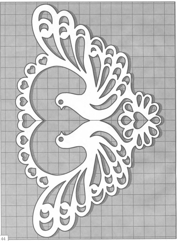 커팅 실 (openwork)과 스텐실