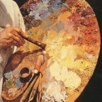 오일 페인트로 그림 그리기 오일 페인트로 그림 그리기