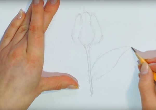 자신의 손으로 어머니의 날에 그리기 : 연필, 페인트, 유치원, 학교