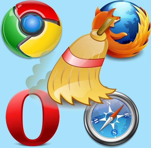 브라우저 (Opera, Mozilla Firefox, Chrome, Internet Explorer)에서 캐시를 정리하는 방법