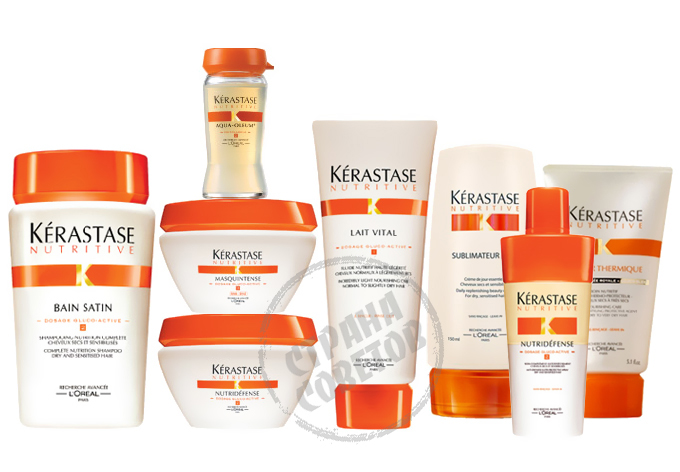 Kerastase Nutritive 샴푸, 마스크, 크림, 우유, 열 보호, 스프레이, 앰플