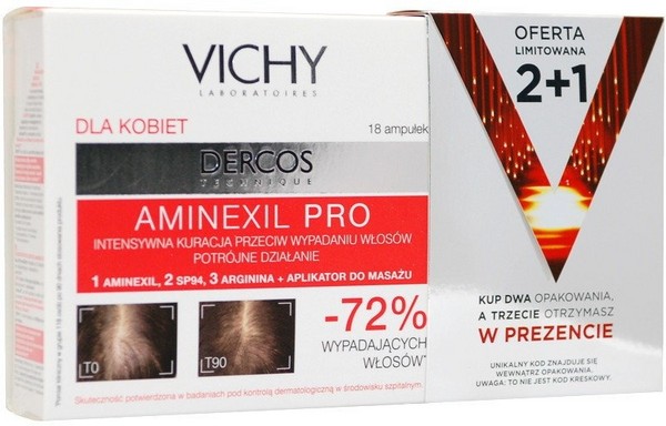 Dercos AMINEXIL SP94 MEN 12 앰풀의 탈모 예방법