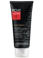 Vichy Homme Hydra MAG C 몸과 머리를위한 토닝과 보습 샤워 젤