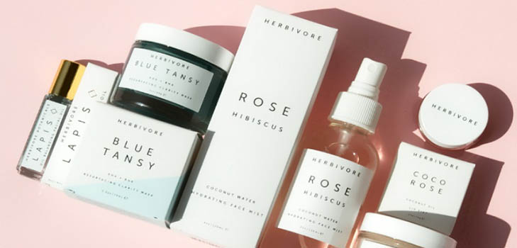 Ecolinia Herbivore Botanicals 피곤한 피부를위한 S / S 스킨 케어 키트