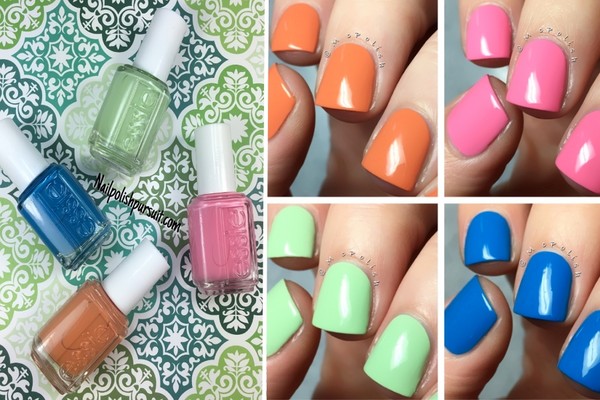 네일 컬렉션에있는 인디언 주제 Essie Resort 2016