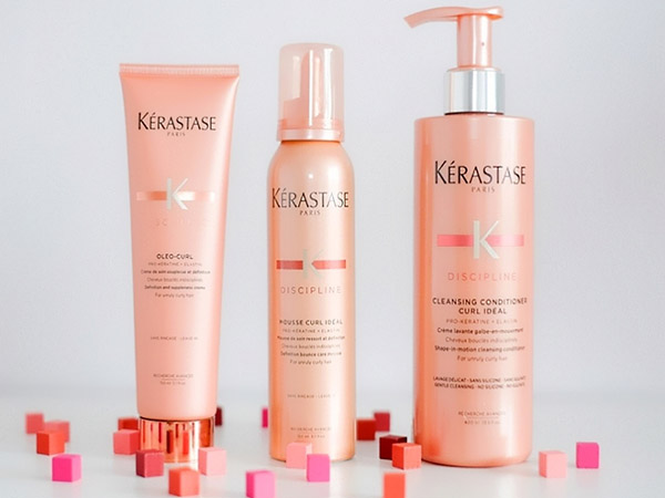 문제없이 머리카락 : 곱슬 머리카락 정리하기 Kérastase Discipline Curl Ideal