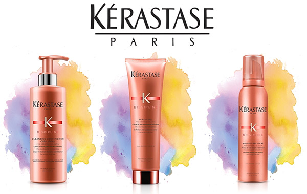 문제없이 머리카락 : 곱슬 머리카락 정리하기 Kérastase Discipline Curl Ideal