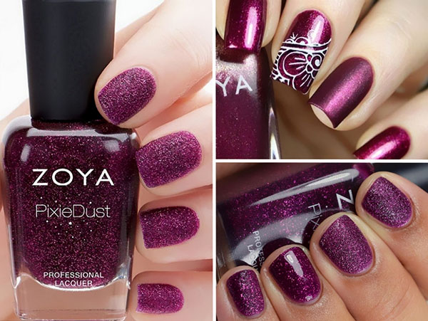 Zoya Enchanted 와니스와 함께하는 가장 좋은 새해 네일 아트