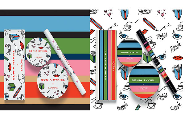 파리 간판의 마법 : Sonia Rykiel x Lancôme의 장식 컬렉션