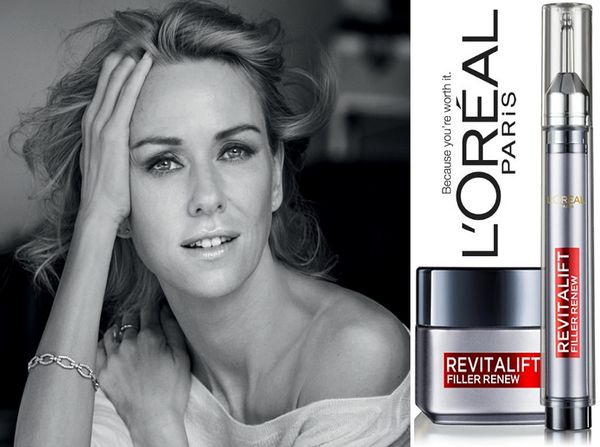 젊음을 지키기 : 얼굴 관리 제품 L' Oréal Revitalift Filler Renew