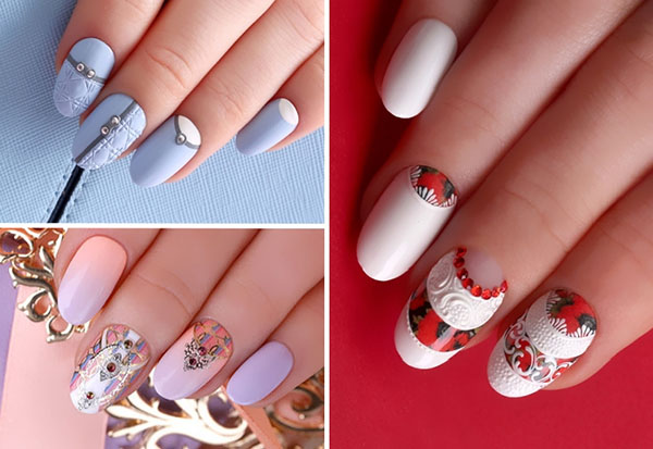 밝고 창조적 인 : E. Mi-Manicure의 TOP-3 스프링 디자인