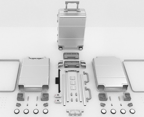 안전한 여행 : "스마트"가방 Xiaomi Smart Suitcase