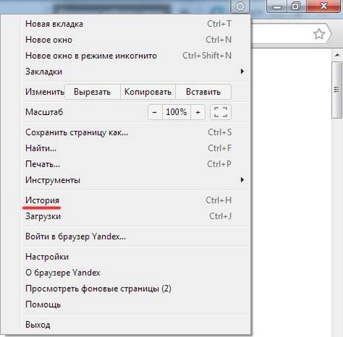 Yandex 브라우저 방문 기록 정리