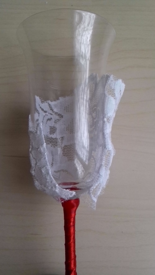 웨딩 안경 장식
