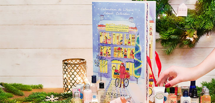 축제 분위기 : Advent calendar L' Occitane