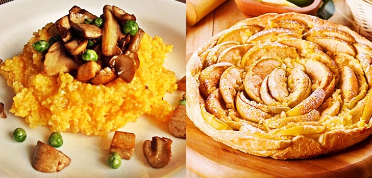 겸손하지만 맛있는 메뉴의 사진이 담긴 조리법 또는 부활절 전에 먹을 수있는 음식