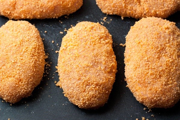 프라이팬에 cutlets