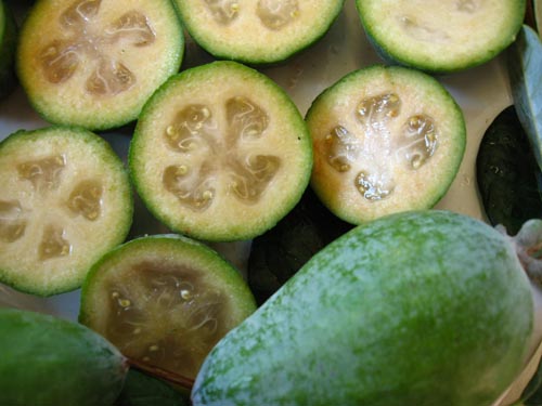 Feijoa와 설탕, 사진과 함께 최고의 요리법