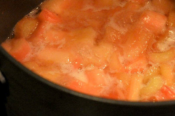 사진 제법 : 대황 잼