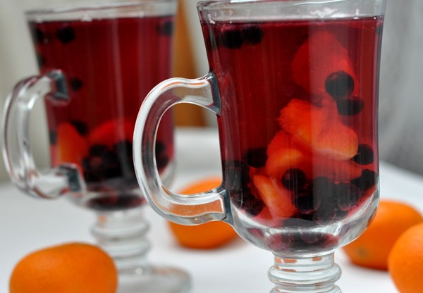 초코 베리 ashberry에서 설탕에 절인 과일