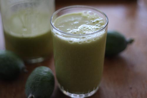 사진과 함께 조리법 인 feijoa에서 압축합니다.