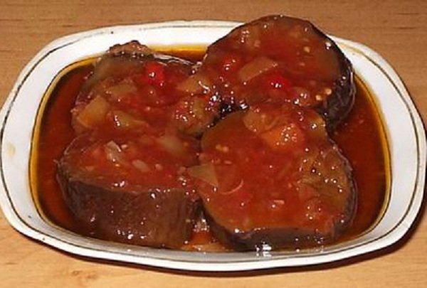 겨울을위한 가지 샐러드
