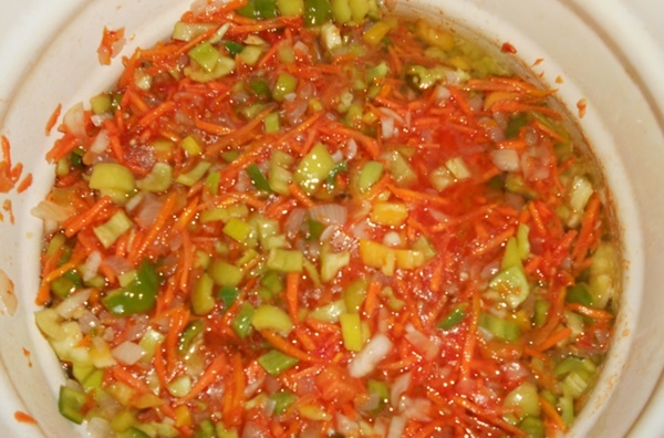 겨울을위한 토마토 샐러드