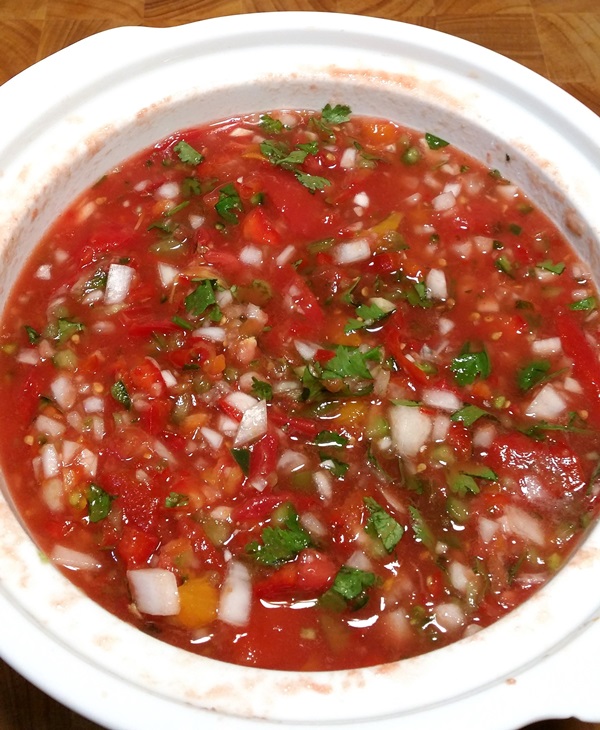 겨울을위한 토마토 샐러드