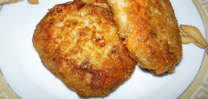 접시에 cutlets