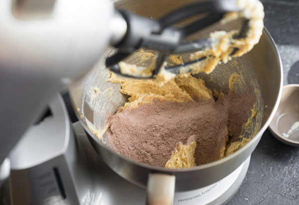 맛있는 요리법 : 향신료가 포함 된 대형 초콜릿 쿠키