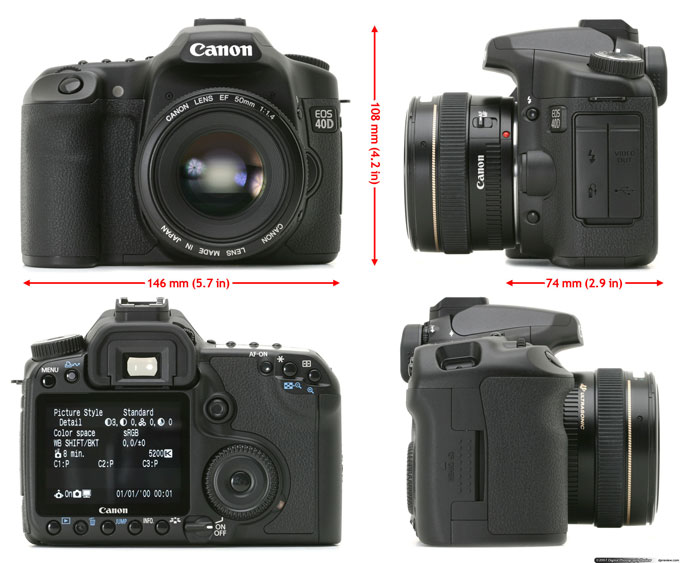 캐논 EOS 40D 디지털 카메라